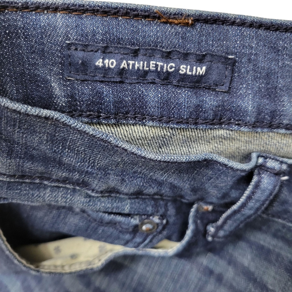 Lucky Brand Men's 410 Athletic Slim Blue Jeans Size 36/32 Excellent Condition - Picture 7 of 11